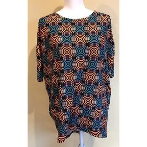 LuLaRoe Shirt Multicolor Hypnotic Geometric Size S